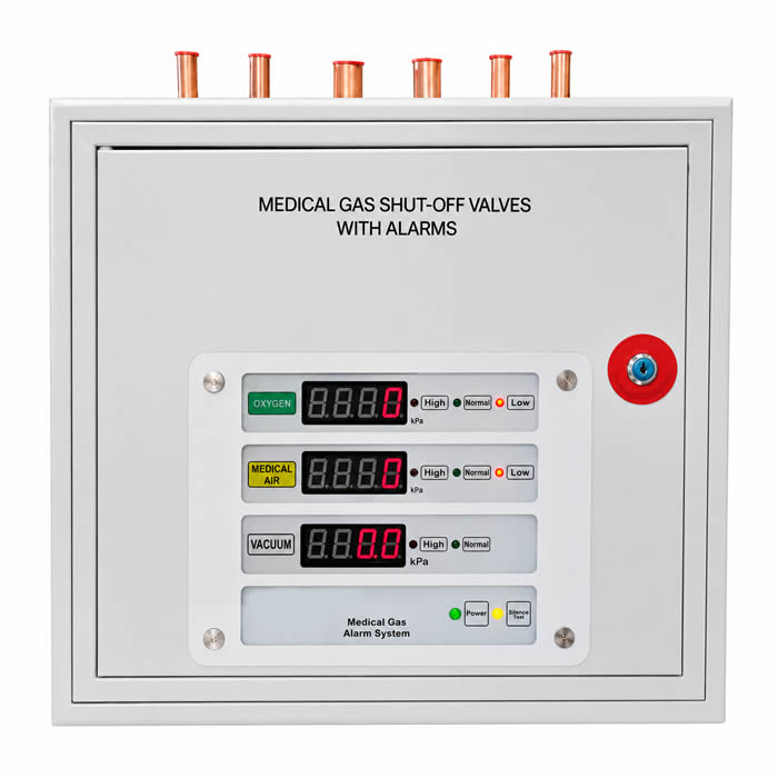 Alarma de gas medicinal